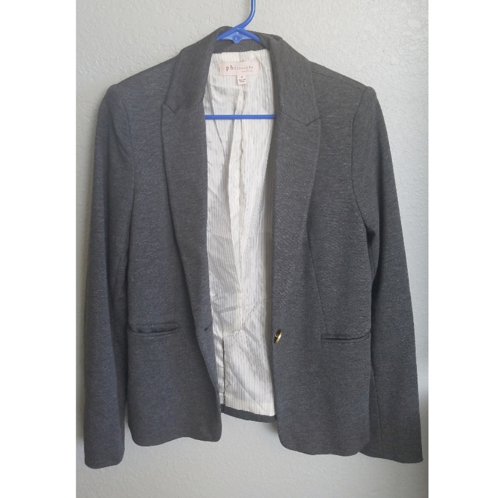 Grey blazer